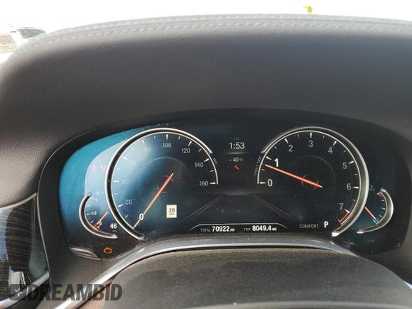 2018 BMW 7 Series 740i xDrive with VIN WBA7E4C54JGV23901, listed as a Copart auction lot 77322824 with 70,922 mi miles and Salvage Title. Bid and sale history available at carsss.com. Image 9.