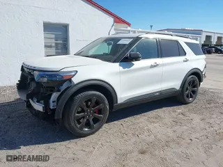 2021 Ford Explorer ST with VIN 1FM5K8GC5MGA22406, listed as a IAAI auction lot 41844020 with 27,754 mi miles. Bid and sale history available at carsss.com. Image 18.