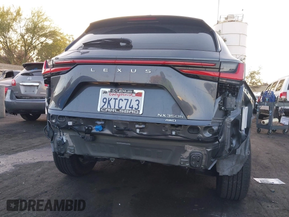 2024 Lexus NX 350h Premium with VIN JTJGKCEZ3R5019690, listed as a IAAI auction lot 42540919 with 21,705 mi miles and . Bid and sale history available at DreamBid. Image 6.