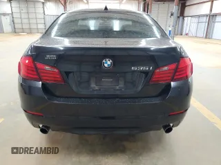 2011 BMW 5 Series 535i with VIN WBAFR7C58BC801354, listed as a Copart auction lot 50612135 with 164,237 mi miles and Salvage Title. Bid and sale history available at DreamBid. Image 6.