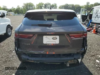 2021 Jaguar F-Pace S with VIN SADCJ2EX0MA686542, listed as a Copart auction lot 64384885 with 18,993 mi miles and Salvage title. Bid and sale history available at DreamBid. Image 6.