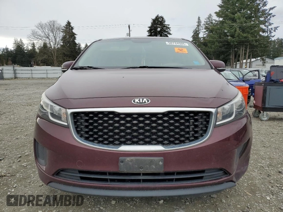 2017 Kia Sedona LX with VIN KNDMB5C11H6219569, listed as a Copart auction lot 50744505 with 89,579 mi miles and Salvage Title. Bid and sale history available at carsss.com. Image 5.