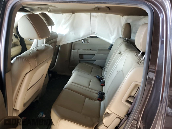 2012 Honda Pilot EX-L with VIN 5FNYF4H72CB056425, listed as a Copart auction lot 53712675 with 120,909 mi miles and Salvage Title. Bid and sale history available at DreamBid. Image 11.