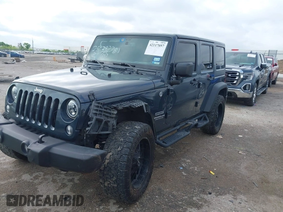 2017 Jeep Wrangler Unlimited Sport с VIN 1C4BJWDG8HL682622, выставлен на аукционе IAAI как лот 42117057 с пробегом 73 507 миль миль и . История ставок и продаж доступна на DreamBid. Изображение 18.