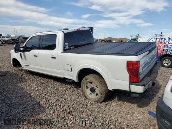 2022 Ford F-350 XL with VIN 1FT8W3BT1NEF83408, listed as a Copart auction lot 53902005 with 22,647 mi miles and Salvage Title. Bid and sale history available at DreamBid. Image 2.