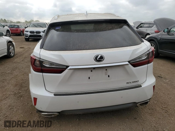 2018 Lexus RX 350 with VIN 2T2BZMCA0JC142572, listed as a Copart auction lot 56173905 with 68,432 mi miles and Salvage title. Bid and sale history available at DreamBid. Image 6.