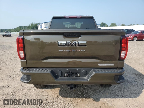 2023 GMC Sierra 1500 with VIN 1GTVUCE82PZ335387, listed as a Copart auction lot 63642514 with 6,106 mi miles and Salvage Title. Bid and sale history available at DreamBid. Image 6.