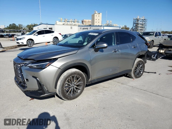 2024 Lexus NX with VIN 2T2GGCEZ4RC046464, listed as a Copart auction lot 43587955 with 11,731 mi miles and Salvage Title. Bid and sale history available at carsss.com. Image 1.