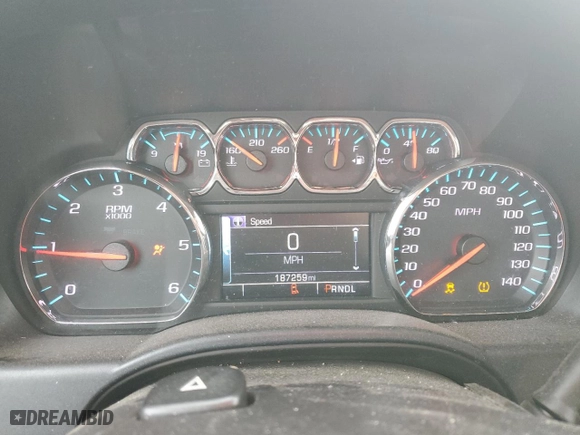 2017 Chevrolet Silverado 1500 LT with VIN 1GCVKREC9HZ265644, listed as a Copart auction lot 43423795 with 187,259 mi miles and Salvage Title. Bid and sale history available at carsss.com. Image 9.