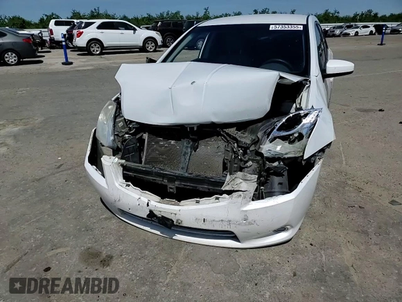 2010 Nissan Sentra S with VIN 3N1AB6AP5AL722326, listed as a Copart auction lot 57353355 with 124,717 mi miles and Salvage title. Bid and sale history available at DreamBid. Image 13.