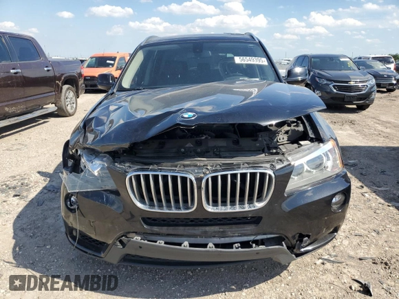 2013 BMW X3 xDrive35i with VIN 5UXWX7C5XDL977364, listed as a Copart auction lot 56549395 with 147,977 mi miles and Salvage Title. Bid and sale history available at DreamBid. Image 5.