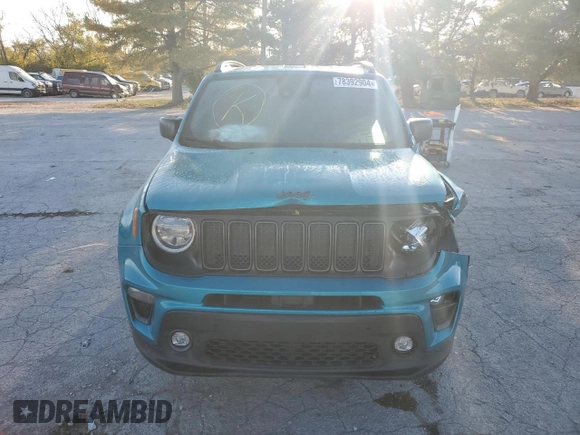 2021 Jeep Renegade Latitude with VIN ZACNJDB16MPM35585, listed as a Copart auction lot 78392904 with 151,653 mi miles and Salvage Title. Bid and sale history available at DreamBid. Image 5.