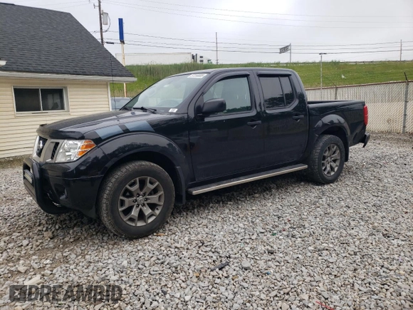 2020 Nissan Frontier SV with VIN 1N6ED0EB0LN725638, listed as a Copart auction lot 57299005 with 44,193 mi miles and Salvage title. Bid and sale history available at DreamBid. Image 1.