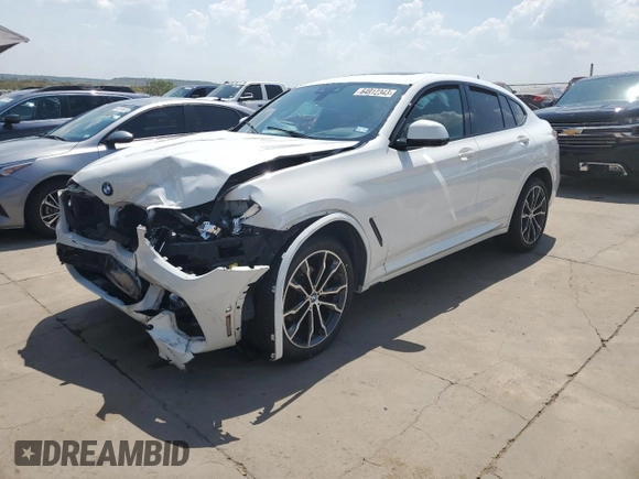 2019 BMW X4 xDrive30i with VIN 5UXUJ3C55KLG55569, listed as a Copart auction lot 64912343 with 0 mi miles. Bid and sale history available at carsss.com. Image 1.