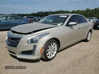 2015 Cadillac CTS Luxury RWD with VIN 1G6AR5SXXF0112477, listed as a Copart auction lot 74212684 with 63,257 mi miles and Salvage Title. Bid and sale history available at DreamBid. Image 1.