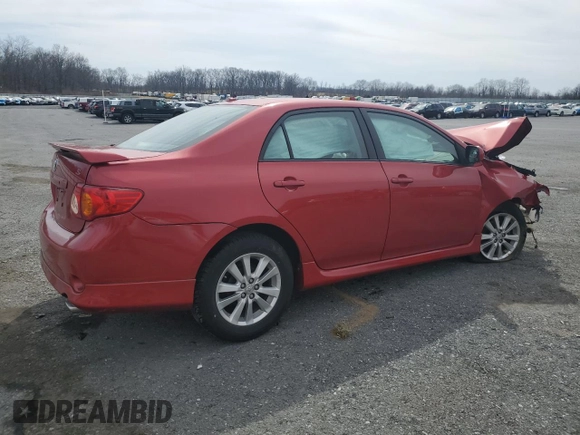 2009 Toyota Corolla with VIN 2T1BU40E79C075958, listed as a Copart auction lot 49871435 with 0 mi miles and Salvage Title. Bid and sale history available at carsss.com. Image 3.