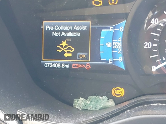 2019 Ford Fusion Titanium with VIN 3FA6P0D93KR124299, listed as a IAAI auction lot 40182478 with 73,408 mi miles. Bid and sale history available at carsss.com. Image 16.