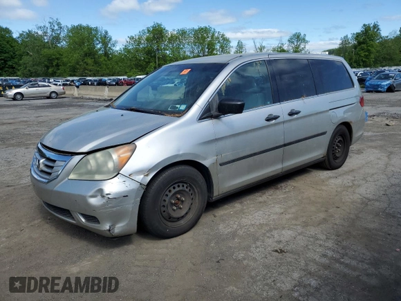 2009 Honda Odyssey LX z VIN 5FNRL38269B022704, wystawiony jako Copart lot #57833865 z przebiegiem Nie podano mil oraz Czysty tytuł • Clean title. Historia ofert i sprzedaży dostępna na DreamBid. Obrazek 1.