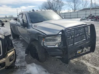 2024 Ram 3500 Laramie with VIN 3C63RRJLXRG272877, listed as a Copart auction lot 45136205 with 5,025 mi miles and Salvage Title. Bid and sale history available at carsss.com. Image 4.
