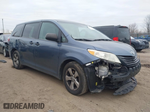 2015 Toyota Sienna L with VIN 5TDZK3DC6FS542457, listed as a IAAI auction lot 41072508 with 167,509 mi miles and . Bid and sale history available at DreamBid. Image 1.