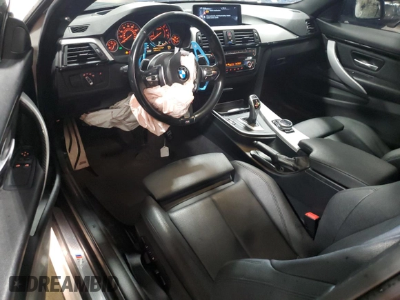 2014 BMW 4 Series 435i with VIN WBA3R1C52EK192076, listed as a Copart auction lot 60098595 with 89,504 mi miles and Salvage title. Bid and sale history available at DreamBid. Image 8.