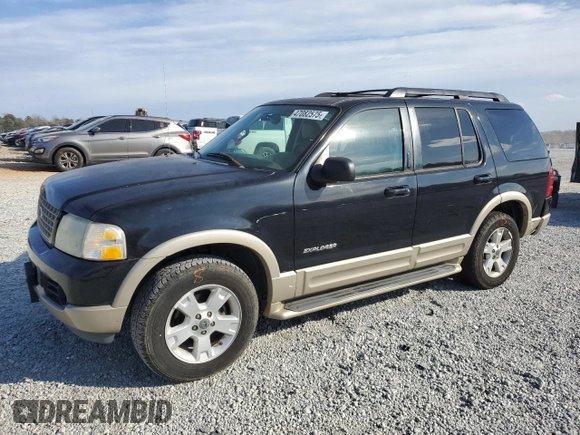 2005 Ford Explorer Eddie Bauer z VIN 1FMZU64WX5UA75605, wystawiony jako Copart lot #47082575 z przebiegiem Nie podano mil oraz Szkoda całkowita • Salvage title. Historia ofert i sprzedaży dostępna na DreamBid. Obrazek 1.