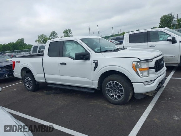 2021 Ford F-150 XL with VIN 1FTEX1C51MFD08456, listed as a IAAI auction lot 42220056 with 52,437 mi miles and . Bid and sale history available at DreamBid. Image 13.