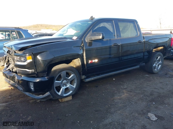 2017 Chevrolet Silverado 1500 LTZ with VIN 3GCUKSEJ2HG286384, listed as a IAAI auction lot 40919828 with 105,537 mi miles. Bid and sale history available at carsss.com. Image 2.