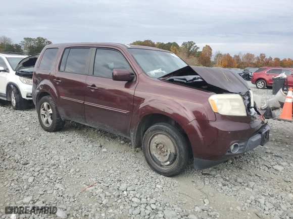 2013 Honda Pilot EX-L with VIN 5FNYF3H55DB019167, listed as a Copart auction lot 78981094 with 226,259 mi miles and Salvage Title. Bid and sale history available at carsss.com. Image 4.