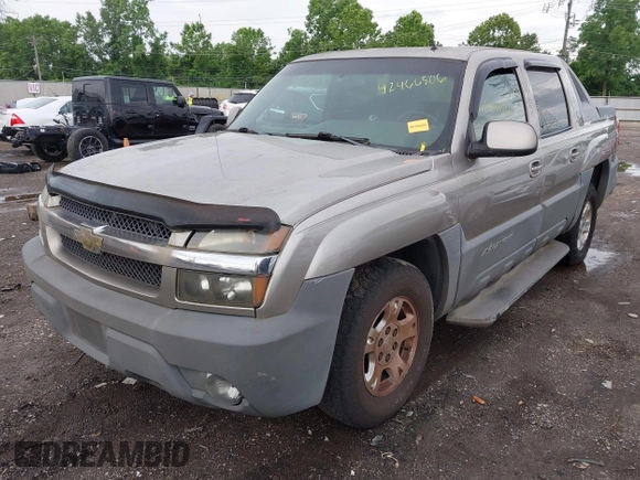 2002 Chevrolet Avalanche z VIN 3GNEK13T42G153921, wystawiony jako IAAI lot #42466306 z przebiegiem 207 826 mil mil oraz . Historia ofert i sprzedaży dostępna na DreamBid. Obrazek 2.