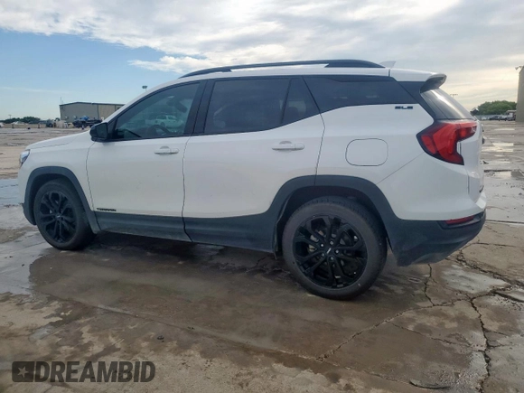 2020 GMC Terrain SLE with VIN 3GKALMEV6LL332463, listed as a Copart auction lot 58724805 with 98,723 mi miles and Salvage title. Bid and sale history available at DreamBid. Image 2.