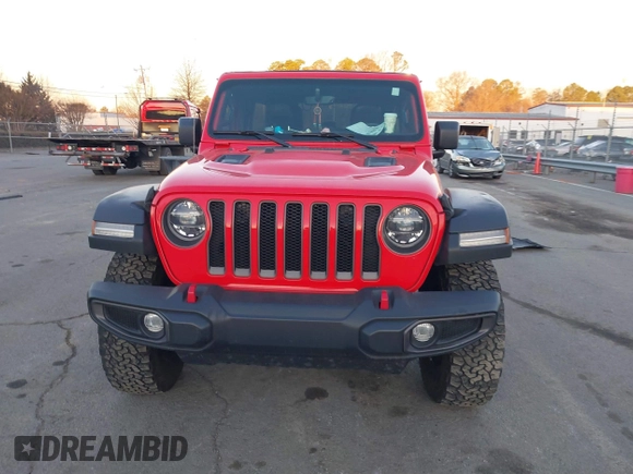 2022 Jeep Wrangler Unlimited Rubicon with VIN 1C4HJXFN4NW261809, listed as a IAAI auction lot 41459519 with 30,422 mi miles and . Bid and sale history available at DreamBid. Image 12.