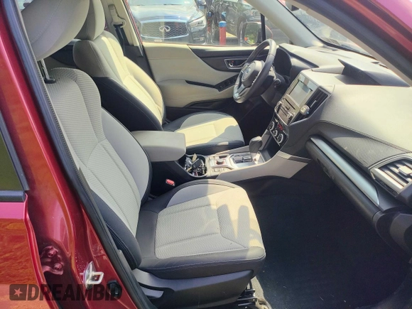 2021 Subaru Forester Premium with VIN JF2SKAJC7MH488860, listed as a Copart auction lot 66922305 with 20,535 mi miles and Salvage title. Bid and sale history available at DreamBid. Image 5.