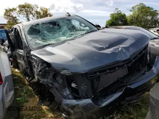 2021 Chevrolet Silverado 1500 RST with VIN 3GCUYEEDXMG120506, listed as a Copart auction lot 45408944 with Not Provided miles and Non Repairable. Bid and sale history available at carsss.com. Image 4.