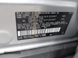2019 Toyota RAV4 XLE z VIN 2T3P1RFV2KC002870, wystawiony jako IAAI lot #41941103 z przebiegiem 74 863 mil mil oraz . Historia ofert i sprzedaży dostępna na DreamBid. Obrazek 9.