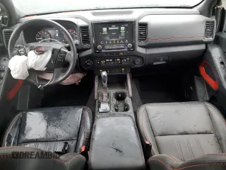 2023 Nissan Frontier SV with VIN 1N6ED1EKXPN663452, listed as a Copart auction lot 53535295 with 17,522 mi miles and Salvage title. Bid and sale history available at DreamBid. Image 8.