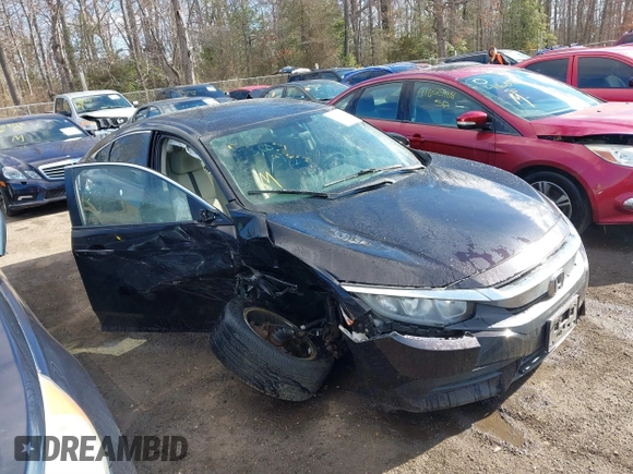 2016 Honda Civic Sedan EX with VIN 19XFC2F7XGE003944, listed as a IAAI auction lot 41671177 with 1 mi miles. Bid and sale history available at carsss.com. Image 1.