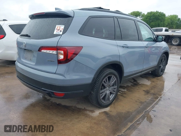2022 Honda Pilot Sport z VIN 5FNYF5H34NB019222, wystawiony jako IAAI lot #41905708 z przebiegiem 143 397 mil mil oraz . Historia ofert i sprzedaży dostępna na DreamBid. Obrazek 4.