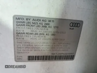 2016 Audi Q5 Premium Plus with VIN WA1L2AFP6GA038557, listed as a Copart auction lot 44621655 with 188,772 mi miles and Clean Title. Bid and sale history available at carsss.com. Image 12.