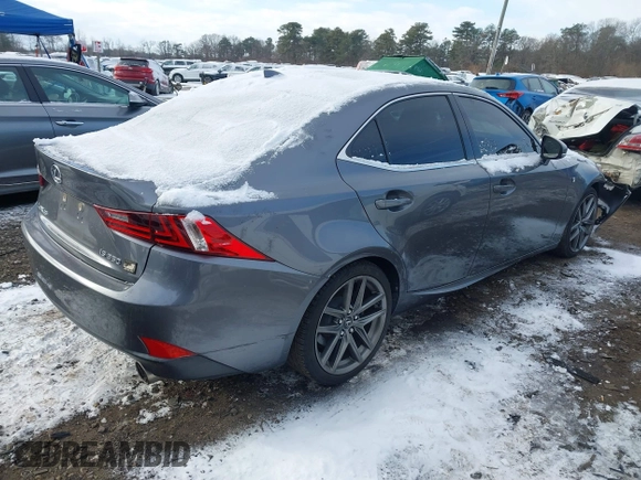 2014 Lexus IS 350 with VIN JTHBE1D20E5003890, listed as a IAAI auction lot 41397188 with 95,242 mi miles and . Bid and sale history available at DreamBid. Image 4.