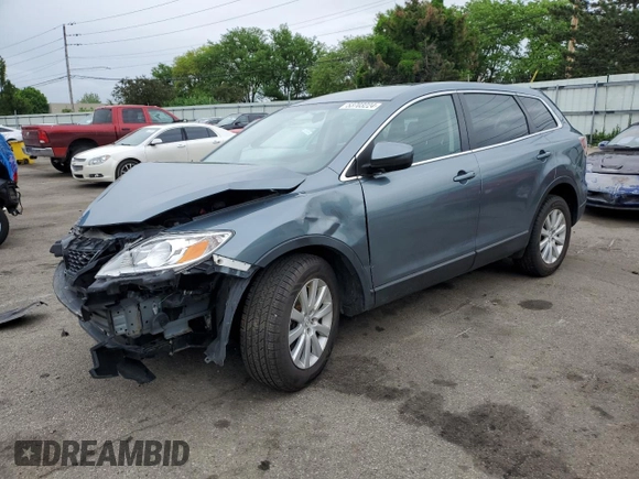 2010 Mazda CX-9 Grand Touring with VIN JM3TB3MA7A0201611, listed as a Copart auction lot 53703224 with 80,056 mi miles and Salvage Title. Bid and sale history available at carsss.com. Image 1.