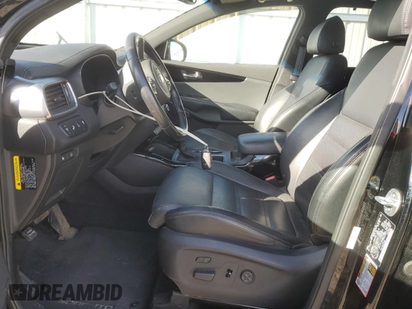 2018 Kia Sorento SX with VIN 5XYPKDA55JG371984, listed as a Copart auction lot 76609074 with 88,350 mi miles and Salvage Title. Bid and sale history available at DreamBid. Image 7.