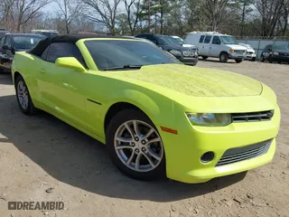 2015 Chevrolet Camaro LT with VIN 2G1FD3D36F9148181, listed as a IAAI auction lot 41751267 with 159,668 mi miles. Bid and sale history available at carsss.com. Image 1.