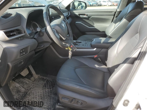 2023 Toyota Highlander L with VIN 5TDKDRBH0PS527435, listed as a Copart auction lot 55776425 with 24,944 mi miles and Salvage title. Bid and sale history available at DreamBid. Image 7.