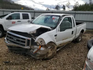 2001 Ford Super Duty F-250 XL with VIN 1FTNX20L01EB77093, listed as a Copart auction lot 81610324 with 219,741 mi miles and Salvage Title. Bid and sale history available at carsss.com. Image 1.