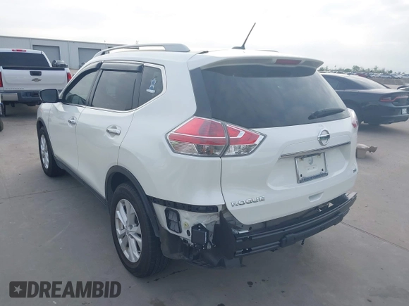 2016 Nissan Rogue SL with VIN 5N1AT2MT2GC734493, listed as a IAAI auction lot 41883309 with 71,734 mi miles. Bid and sale history available at carsss.com. Image 3.