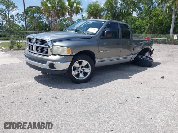 2005 Dodge 1500 SLT with VIN 1D7HU18D85J559064, listed as a IAAI auction lot 42021156 with 265,666 mi miles. Bid and sale history available at carsss.com. Image 18.