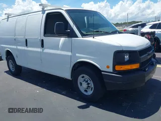 2012 Chevrolet Express Cargo z VIN 1GCWGFCA1C1144412, wystawiony jako IAAI lot #42792791 z przebiegiem 182 242 mil mil oraz . Historia ofert i sprzedaży dostępna na DreamBid. Obrazek 1.