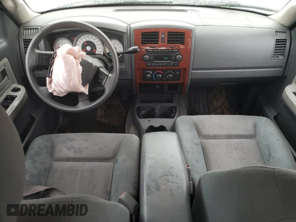 2005 Dodge Dakota SLT with VIN 1D7HE48N05S250870, listed as a Copart auction lot 48611265 with 73,177 mi miles and Salvage Title. Bid and sale history available at DreamBid. Image 8.