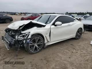 2019 Infiniti Q60 3.0t LUXE with VIN JN1EV7EK2KM231295, listed as a Copart auction lot 45888755 with 36,549 mi miles and Salvage Title. Bid and sale history available at carsss.com. Image 1.